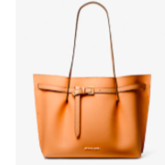 Michael Kors Emilia Large Pebbled Leather Tote Bag - Picture 1 of 12